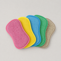 Dual-Sided Scrub Pads, 5-Pack