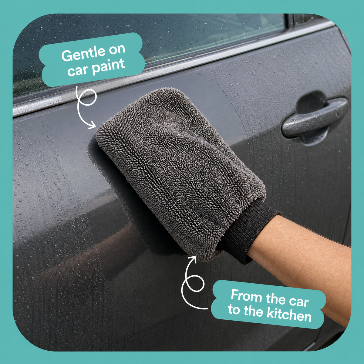 Microfiber Cleaning Mitt