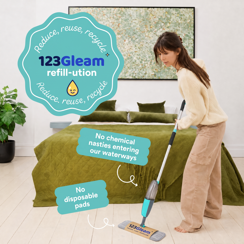 Spray Mop & Mop Pads 5pk